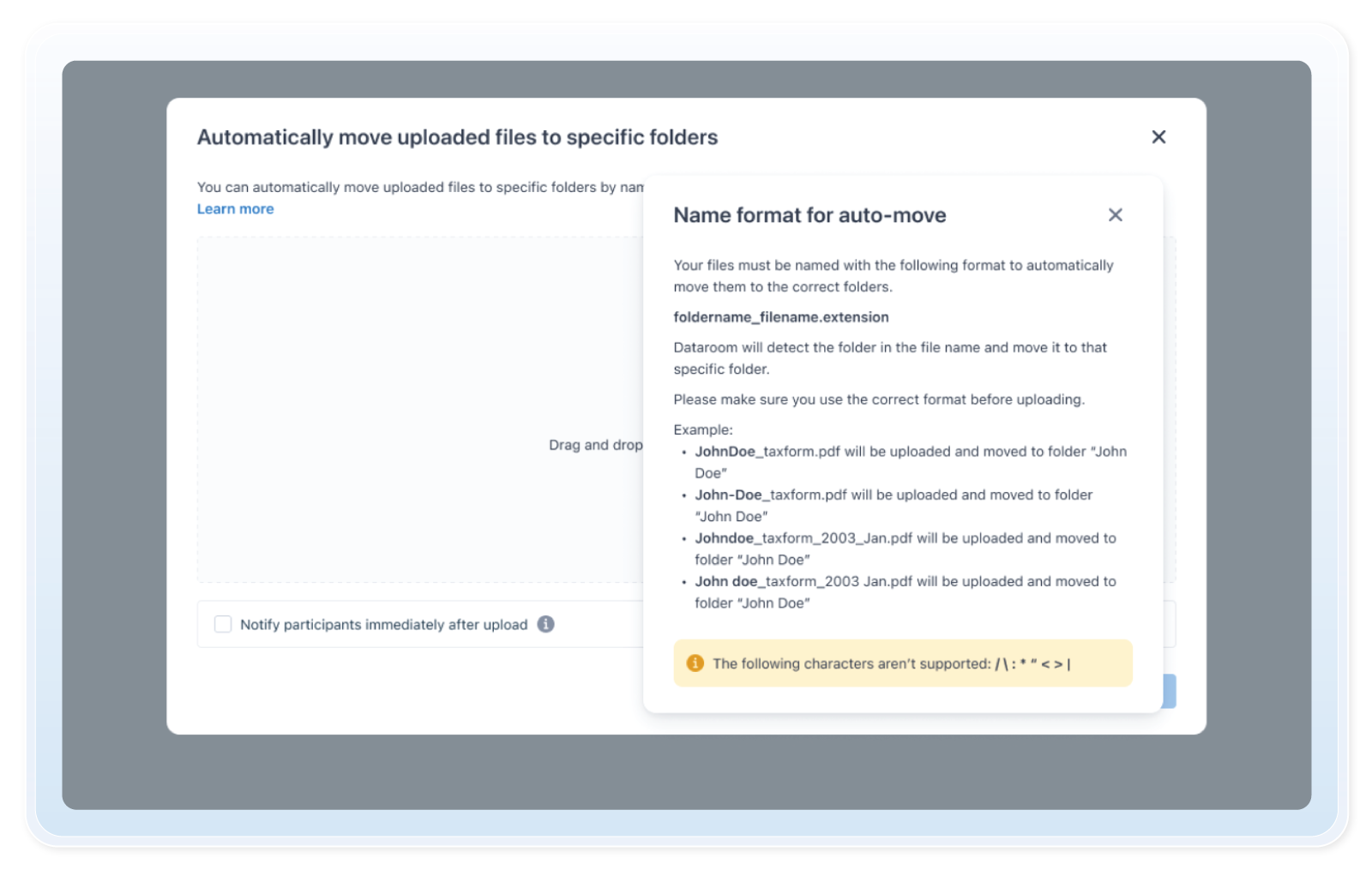 Batch document distribution UX