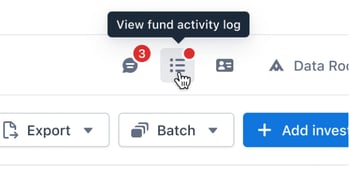 Fund Subscription notification enhancement