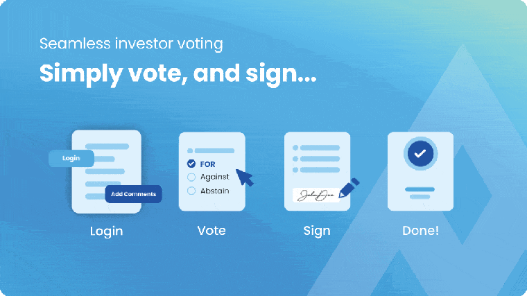 Investor Voting - Release Note Gif