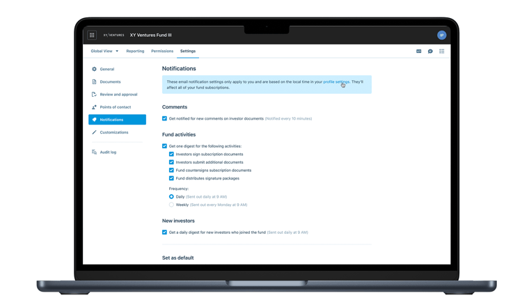 New additional email digests & notification enhancements - Figure 1